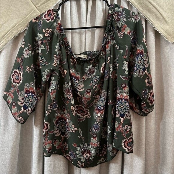 Ambiance Paisley Floral Print Size‎ XL Top Blouse - Picture 3 of 11